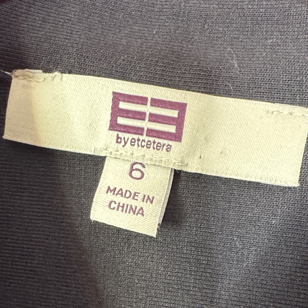 246. ByEtcetera Black Belted Utility Jumpsuit Size 6 - Picture 2 of 7